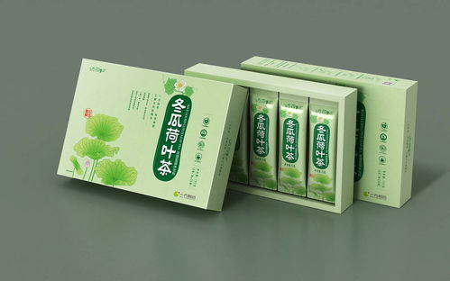盒畔包裝設計公司分享冬瓜荷葉瘦身茶包裝設計 麥享銳普的“輕”松魅力